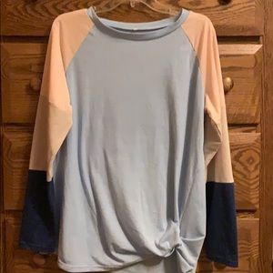 Multi colored long sleeve shirt